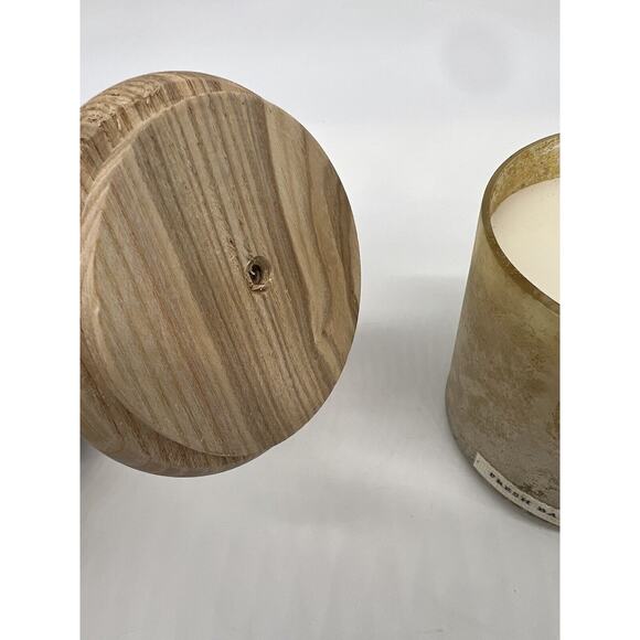 Set of 2 Anthropologie Forest Glass Candle Small Balsam and Cedarwood Holiday - Picture 4 of 5